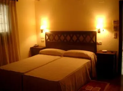 Cama o camas de una habitación en Finca Eslava