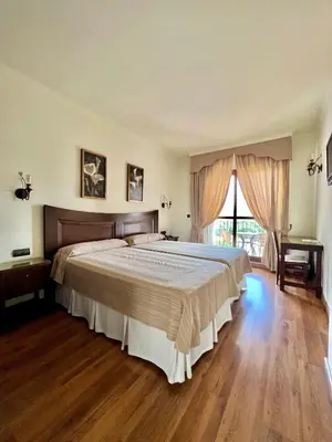 Cama o camas de una habitación en Los Dólmenes