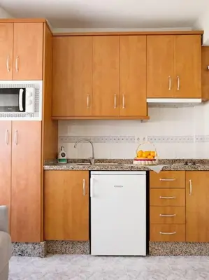 Una cocina o zona de cocina en Piso Céntrico Plaza San Miguel
