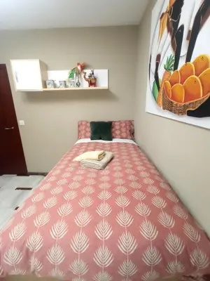 Cama o camas de una habitación en Casa de Nina