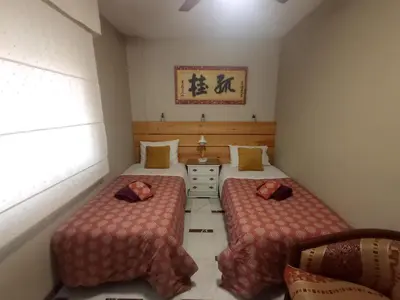 Cama o camas de una habitación en Casa de Nina
