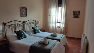 Cama o camas de una habitación en Guadameci by Guimar
