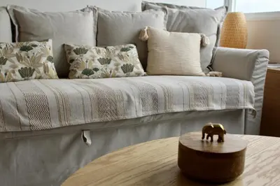 Cama o camas de una habitación en WISH SUITE SAN BARTOLOME DE SEVILLA