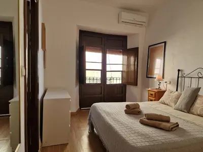 Cama o camas de una habitación en DS Apartamento en plena Mezquita, con vistas