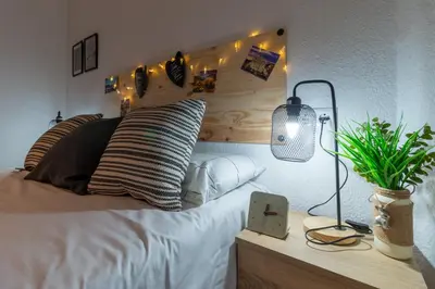 Cama o camas de una habitación en Apartamento Garcia