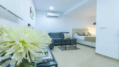 Zona de estar de Natural Suite Sevilla Center
