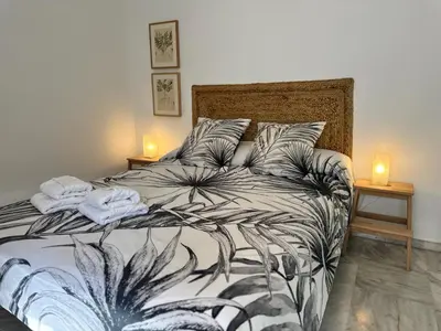 Cama o camas de una habitación en Ático San Francisco