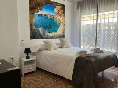 Cama o camas de una habitación en Casa Los Valenzuela