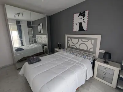 Cama o camas de una habitación en San Juan nº10