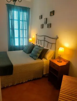 Cama o camas de una habitación en Apartamento Plaza de San Bernardo 4