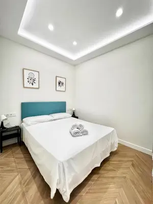 Cama o camas de una habitación en Apartamento El Horno