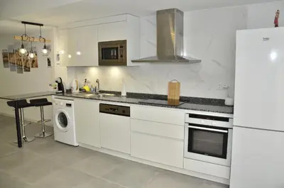 Una cocina o zona de cocina en Loft Dos Lunas, cerca del centro