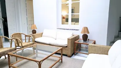 Zona de estar de Casa en el Centro de Sevilla