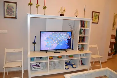 Una televisión o centro de entretenimiento en Loft en el centro de Sevilla