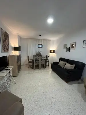 Una televisión o centro de entretenimiento en Apartamento Siete De Mayo