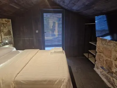 Cama o camas de una habitación en Casa María Rosa