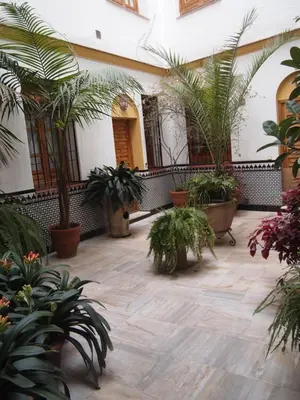Jardín al aire libre en Vivienda típica cordobesa en LEIVA AGUILAR