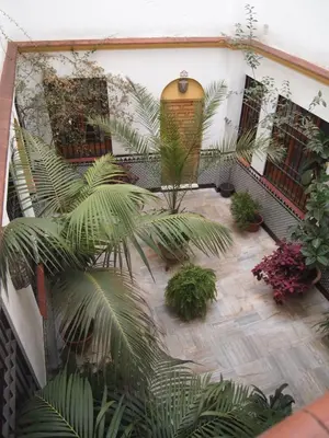 Jardín al aire libre en Vivienda típica cordobesa en LEIVA AGUILAR