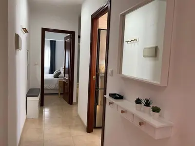 Cama o camas de una habitación en Apartamento San Agustín Nº 1