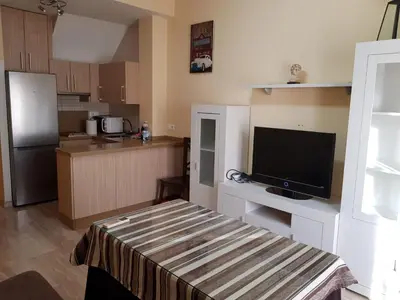 Una cocina o zona de cocina en Apartamento Duplex El Porche