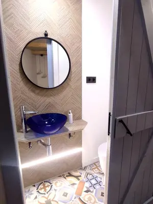 Un baño de Charming Studio in Riogordo - 18 m² - Sunny Terrace