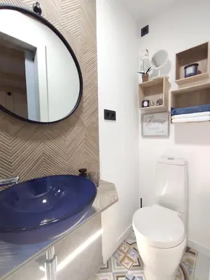 Un baño de Charming Studio in Riogordo - 18 m² - Sunny Terrace