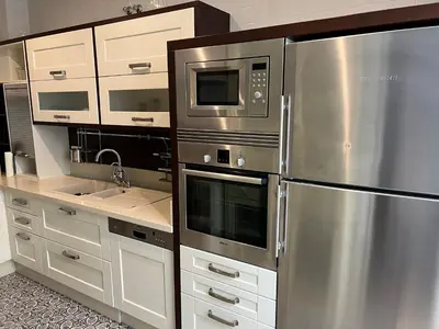 Una cocina o zona de cocina en Apartment Palacio de Los Vibora Parking Gratis