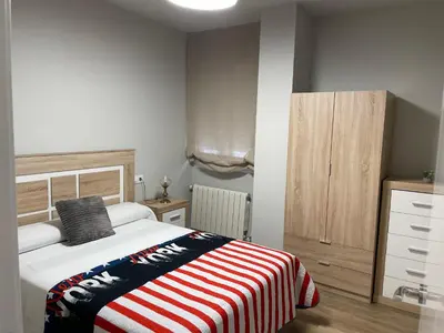 Cama o camas de una habitación en Apartamento Centro de Jaén