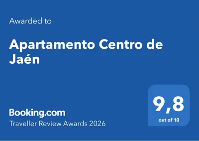Certificado, premio, señal o documento que está expuesto en Apartamento Centro de Jaén