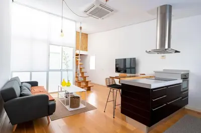 Una cocina o zona de cocina en BeHouse Alameda