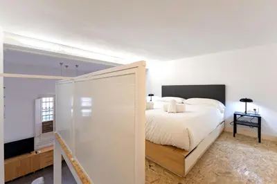 Cama o camas de una habitación en Heliotropo City Center Oasis by Valcambre