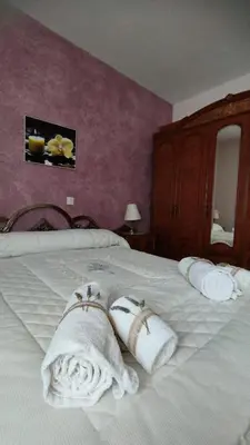 Cama o camas de una habitación en Carmen House