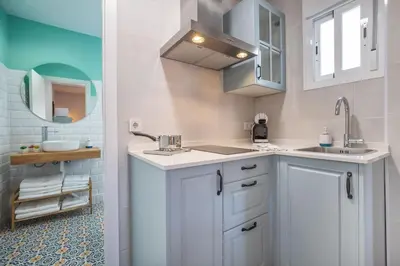 Una cocina o zona de cocina en Apartamento Al Alba
