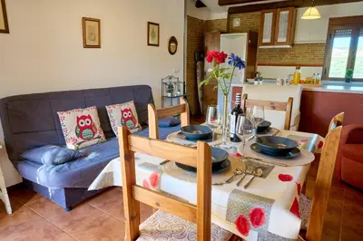 Zona de estar de Apartamento Rural Villa Aurora