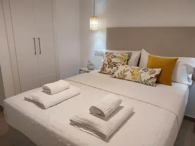 Cama o camas de una habitación en Alojamientos rurales Arbonaida
