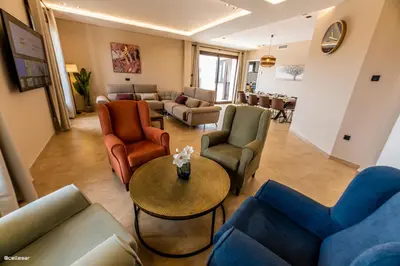 Zona de estar de Villa Burguillos