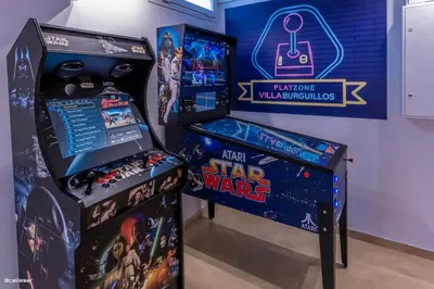 Sala de juegos en Villa Burguillos