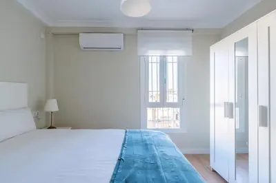 Cama o camas de una habitación en Conde Collection Santa Justa