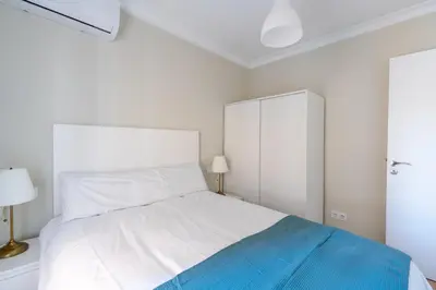 Cama o camas de una habitación en Conde Collection Santa Justa