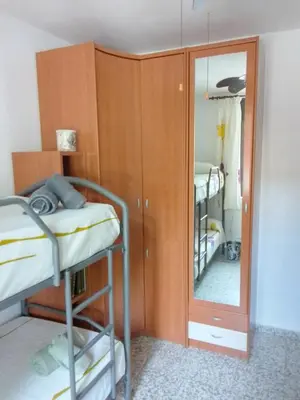 Cama o camas de una habitación en Tu casa en Córdoba fácil aparcamiento