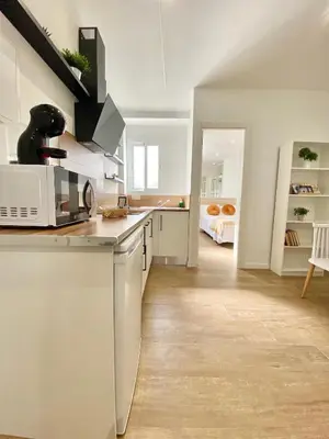Una cocina o zona de cocina en Apartamento Villa María II