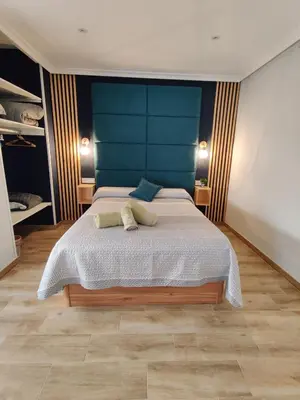 Cama o camas de una habitación en Duerme a gusto - Tu habitación acogedora en Torredonjimeno