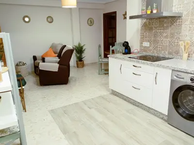 Una cocina o zona de cocina en Apartamento La Viñuela