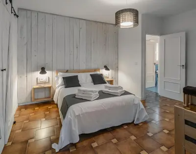 Cama o camas de una habitación en Oteses11