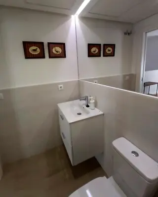 Un baño de bt6gallos