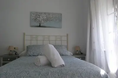 Cama o camas de una habitación en Encantador y luminoso apartamento centro histórico