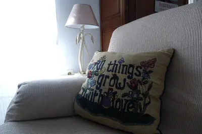 Cama o camas de una habitación en Encantador y luminoso apartamento centro histórico