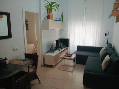Zona de estar de Apartamento Privado en Alameda de Hércules