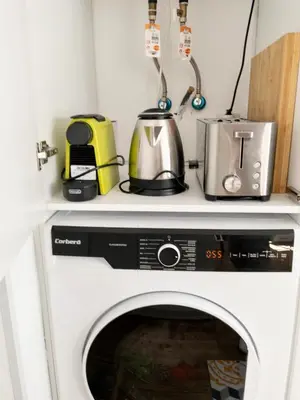 Una cocina o zona de cocina en Apartamento de Julia