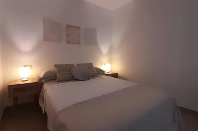 Cama o camas de una habitación en Rinconcito en el almendral